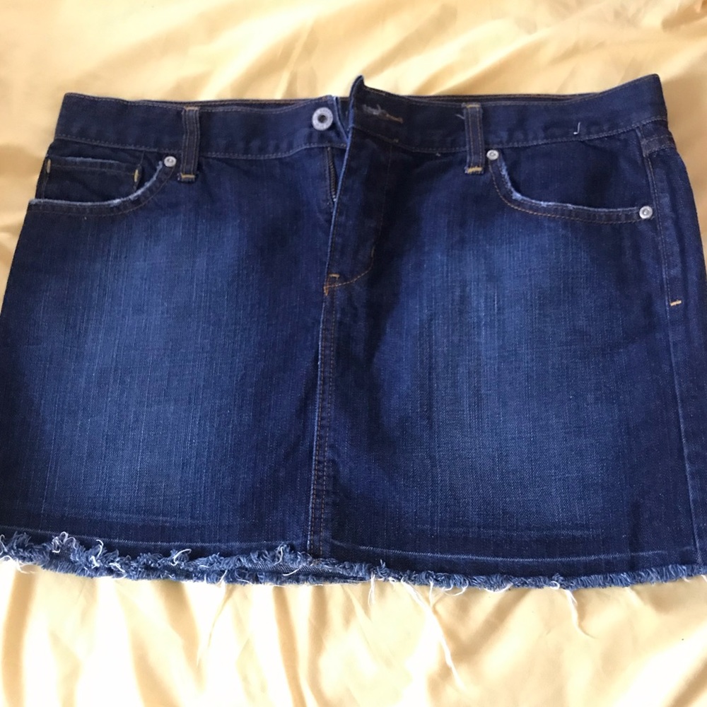 Old Navy Ultra low rise denim skirt